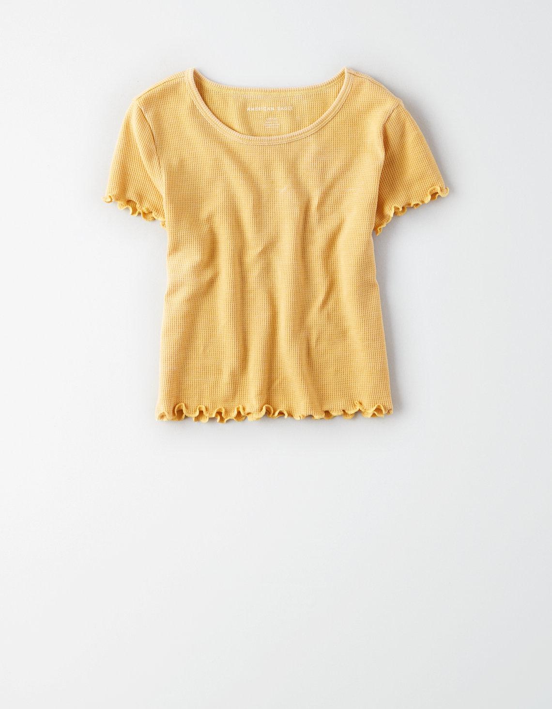baby yellow crew neck