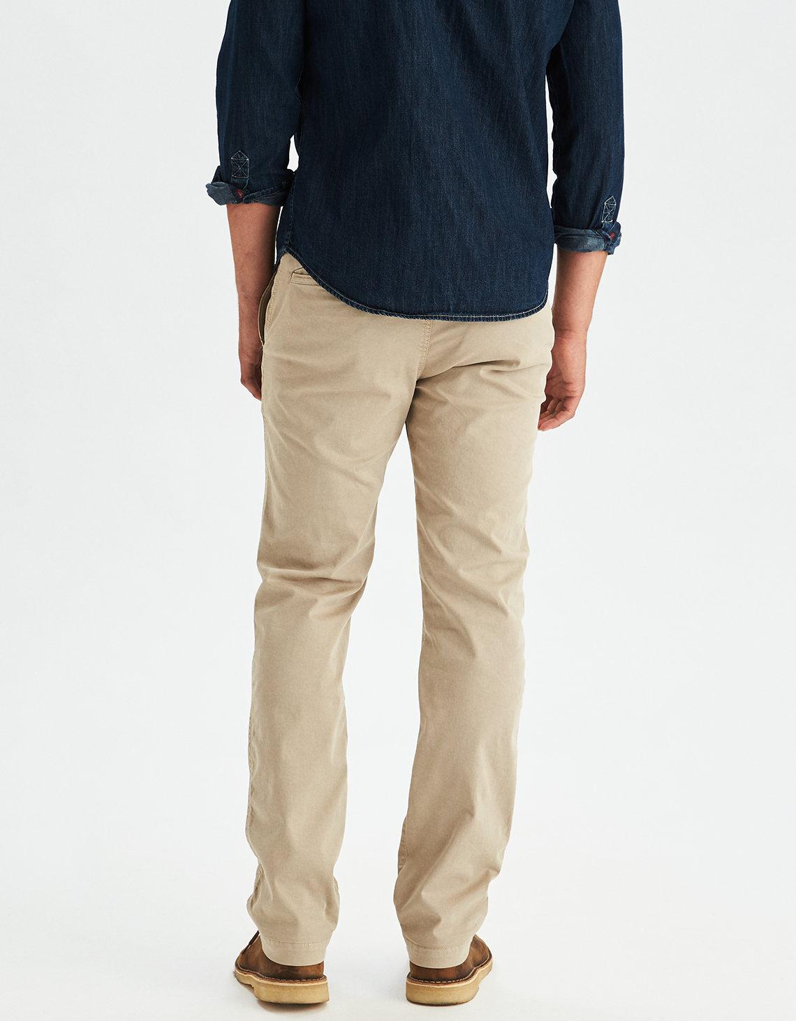 american eagle extreme flex relaxed straight jeans