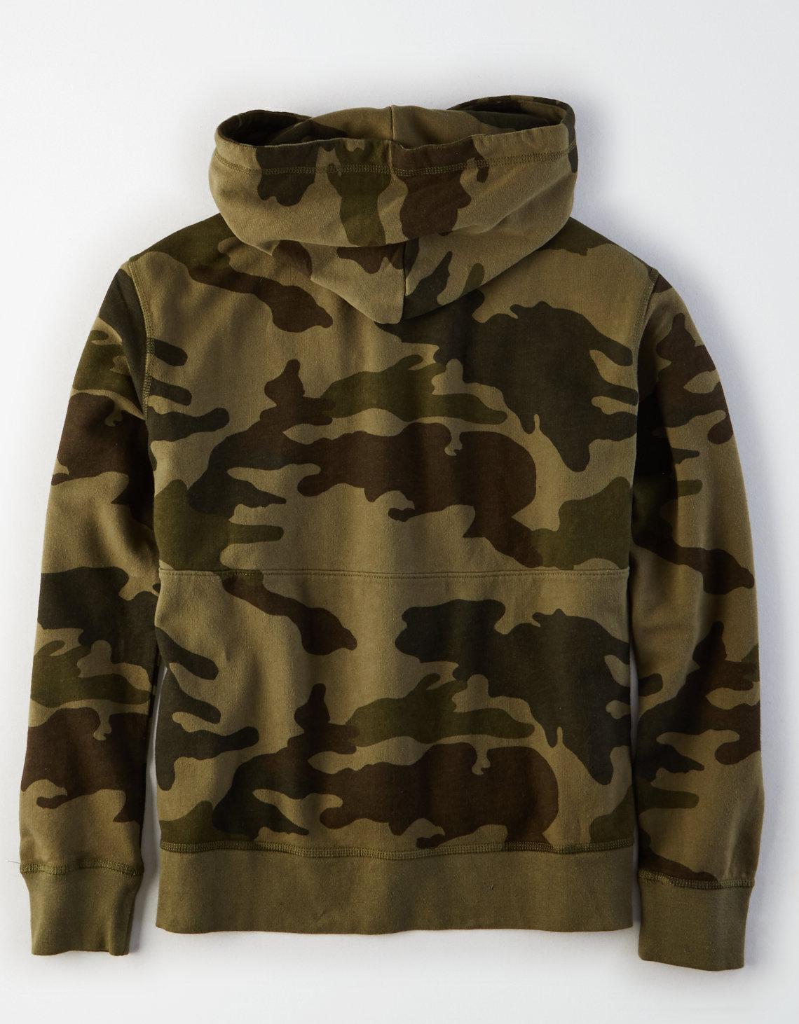camo american eagle hoodie