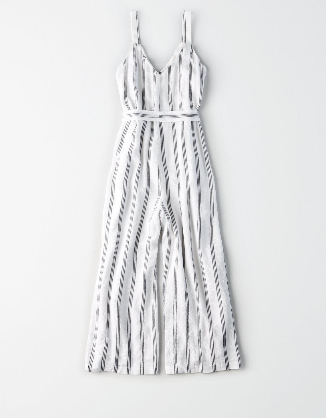 american eagle white jumpsuit