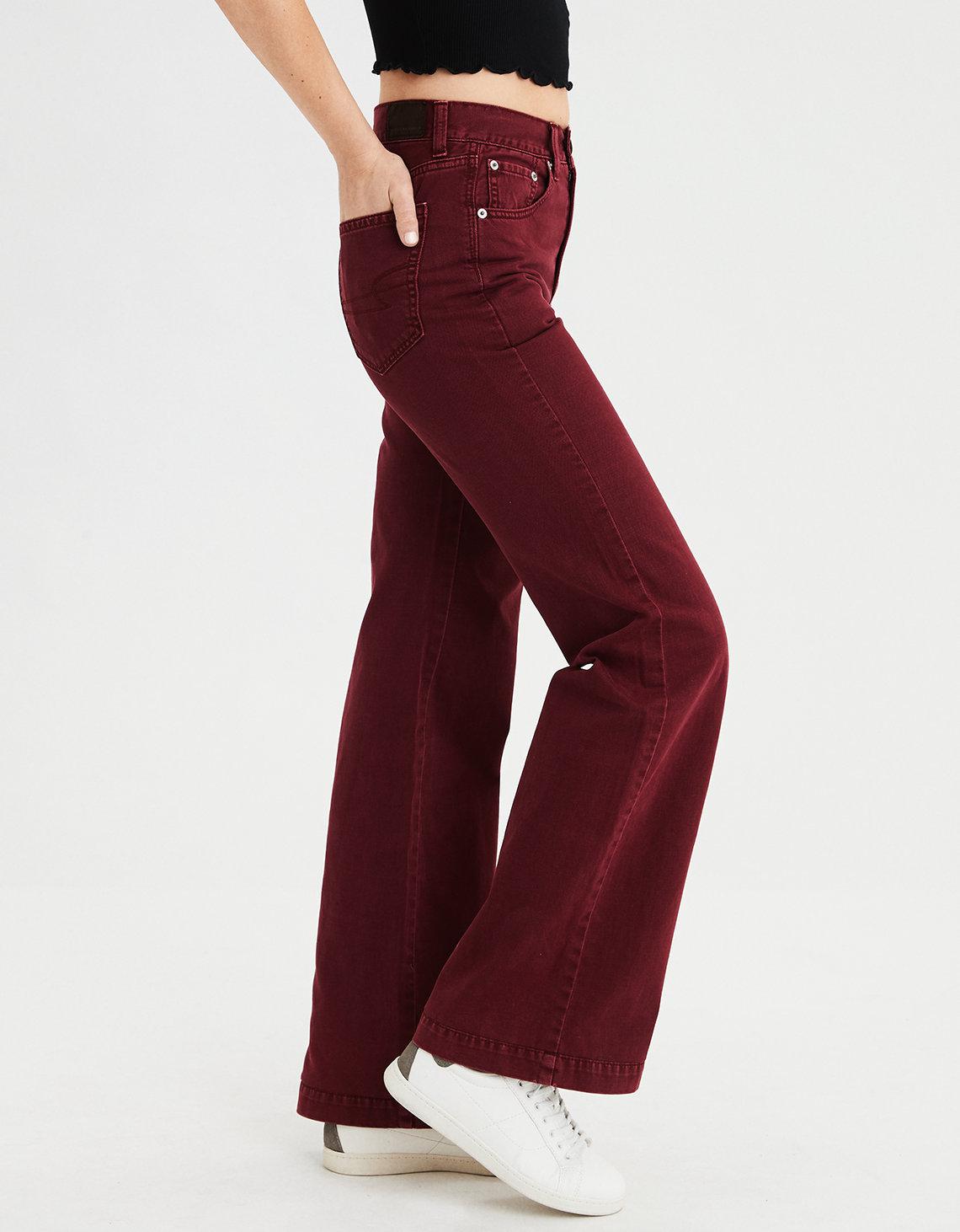 american eagle wide leg jeans