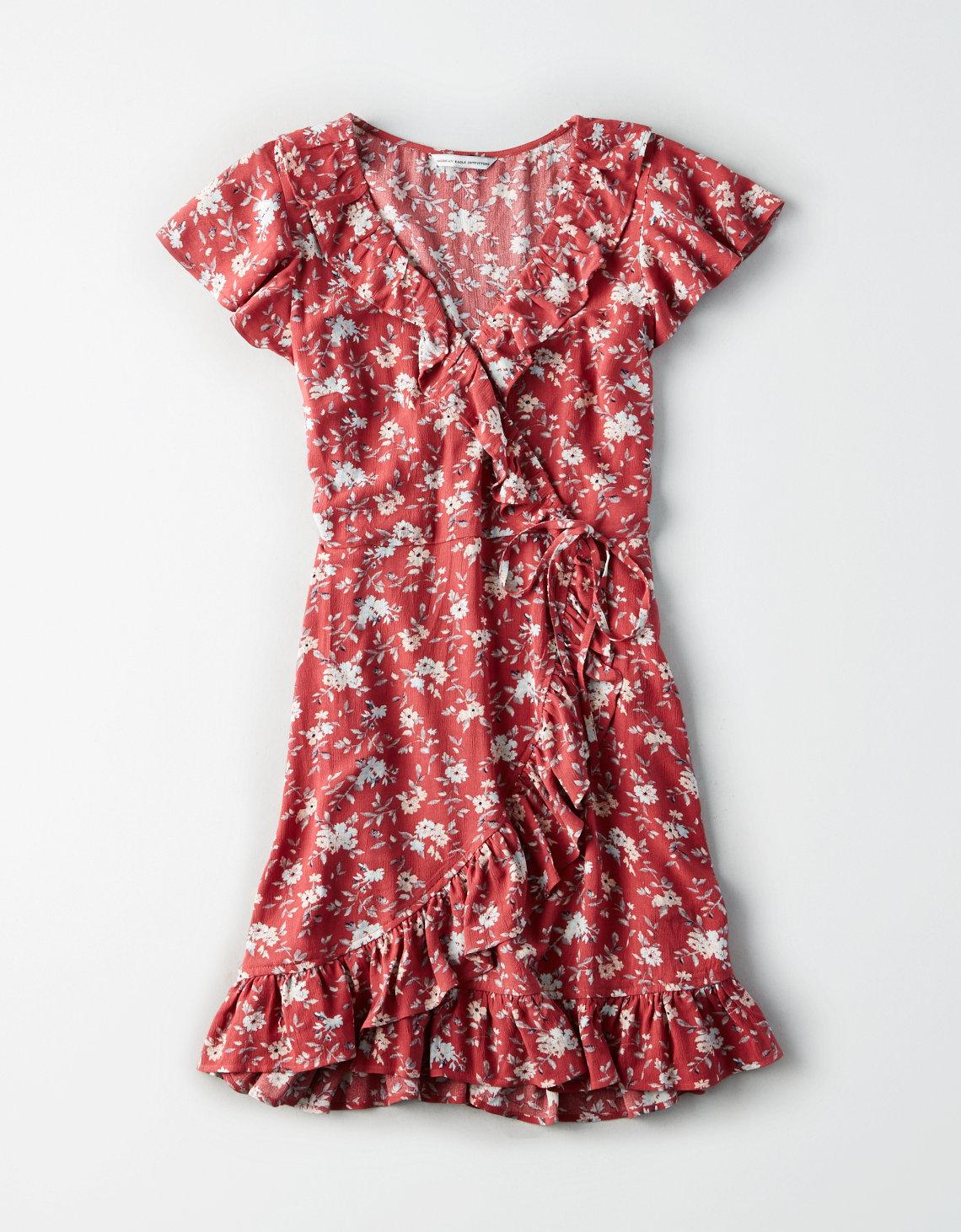wrap dress american eagle