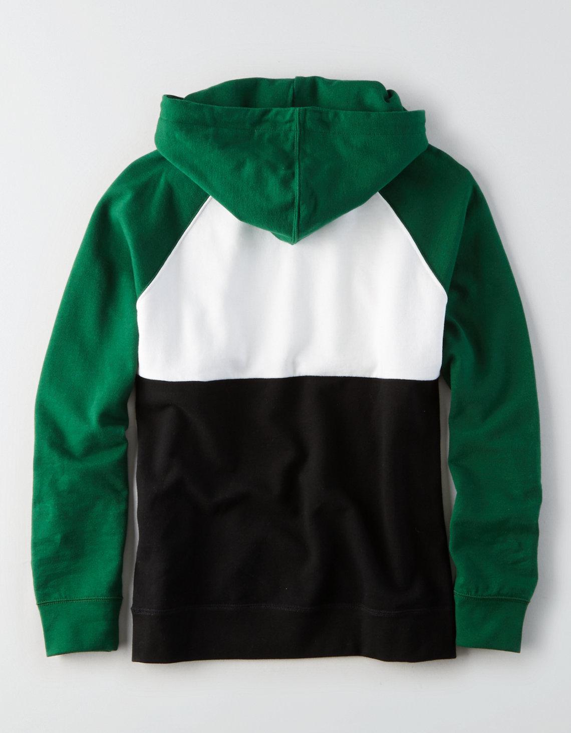 american eagle green hoodie
