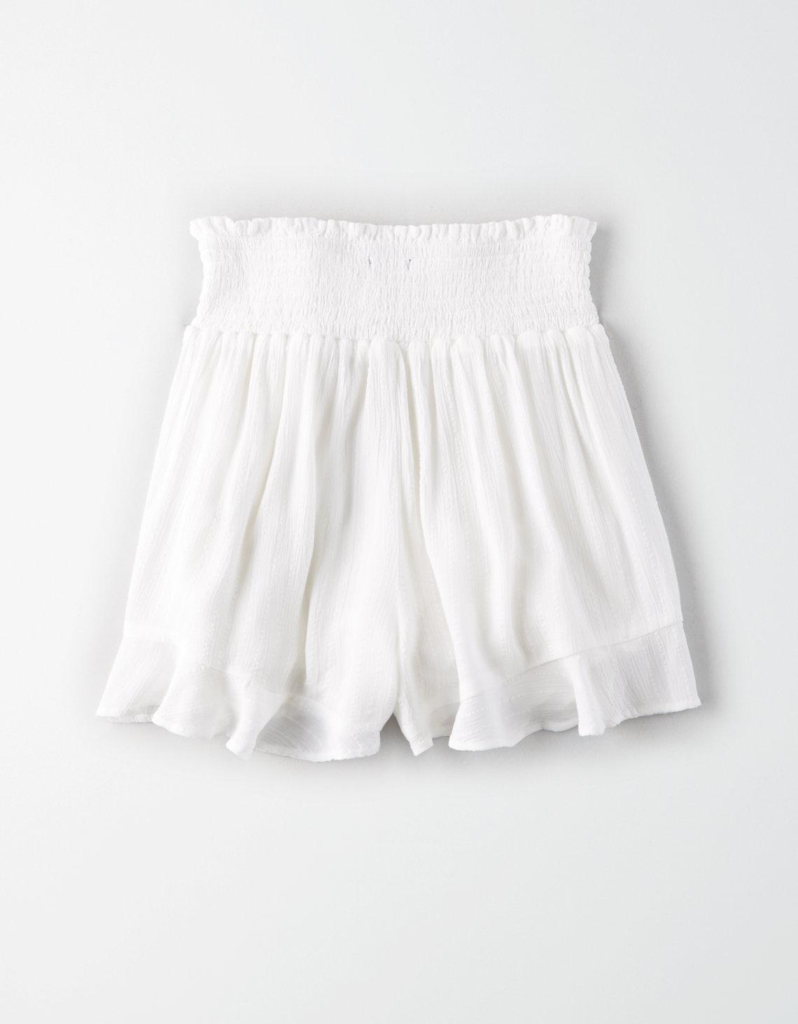 ae white shorts
