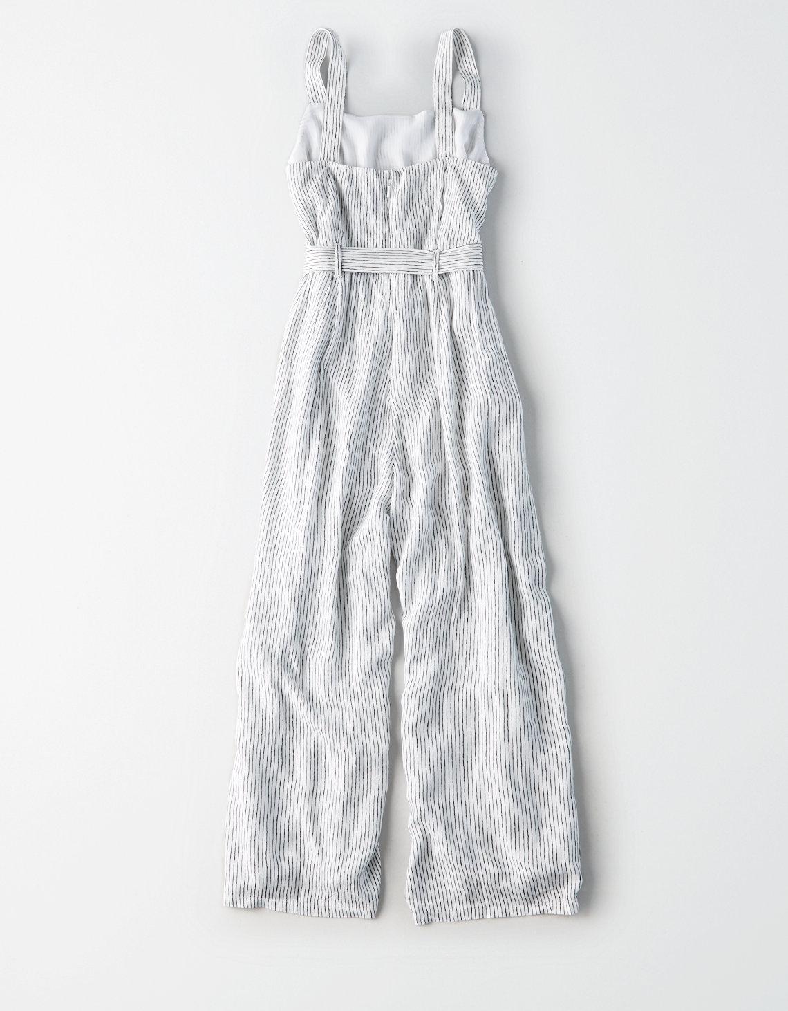 ae striped jumpsuit