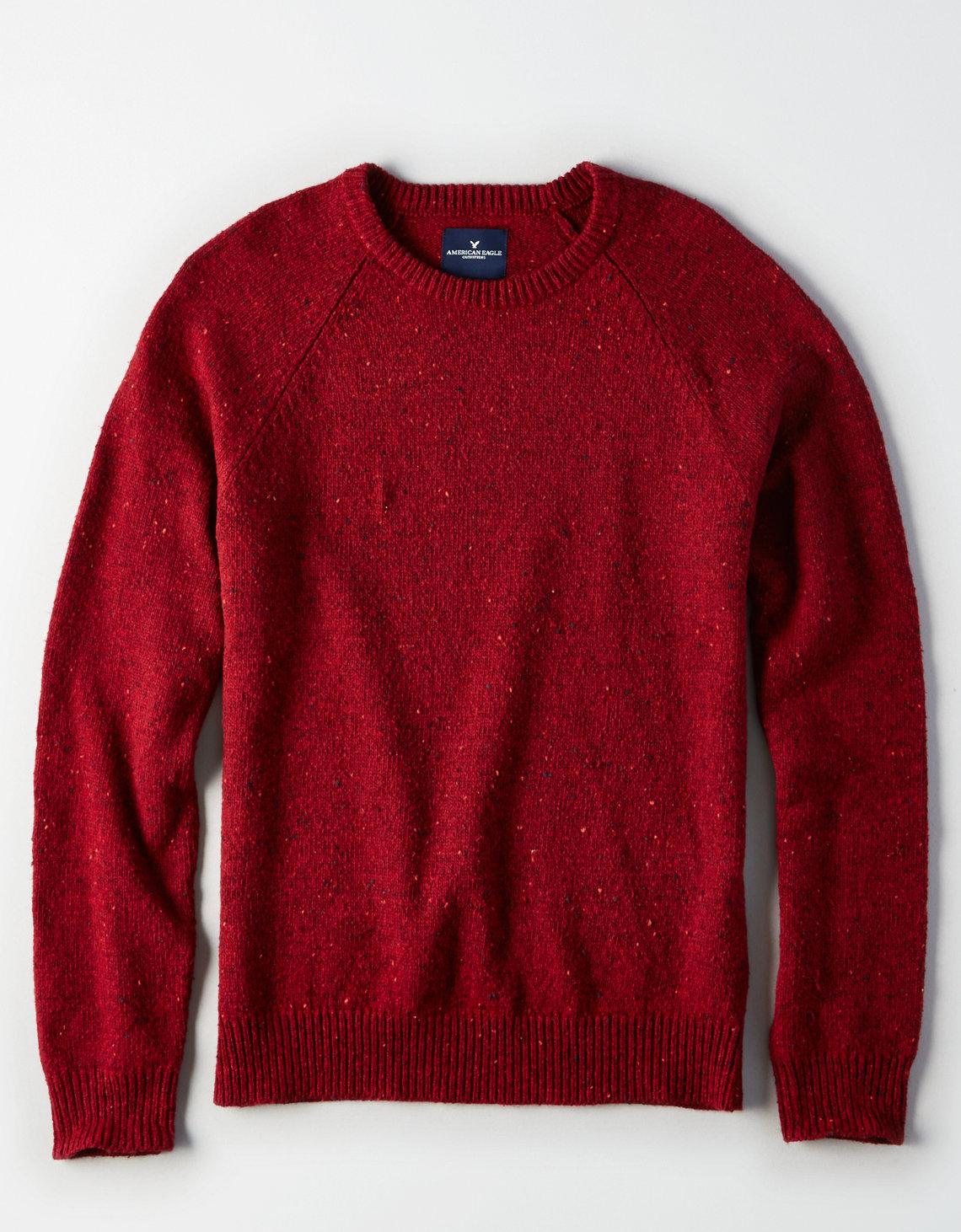 aerie red sweater