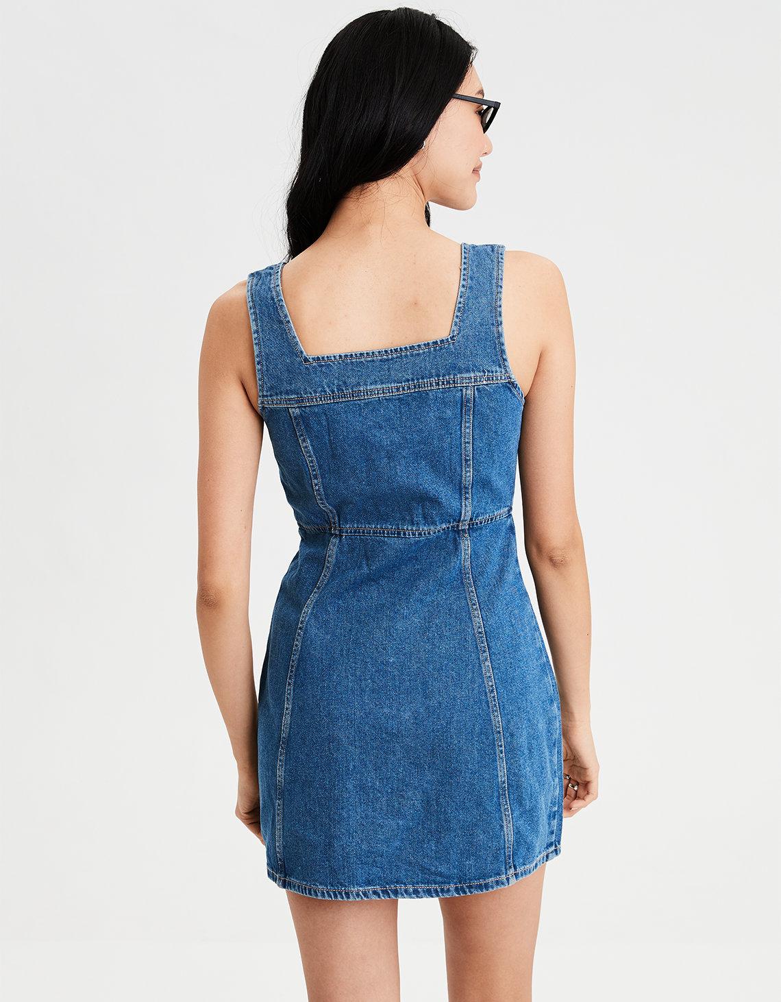 american eagle denim dress