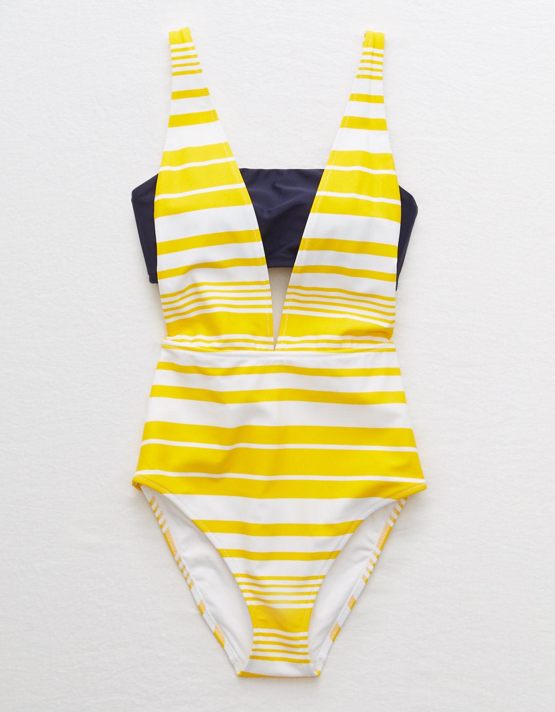 layered one piece swimsuit