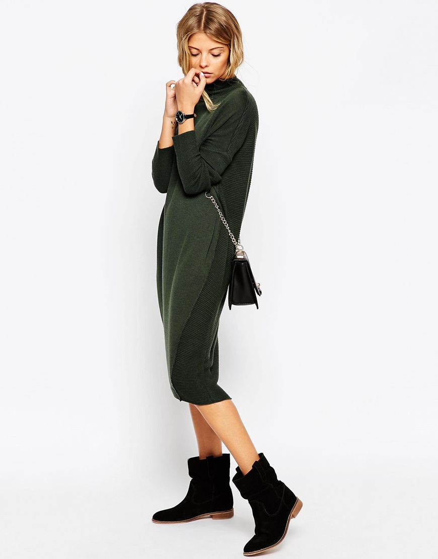 asos midi jumper dress