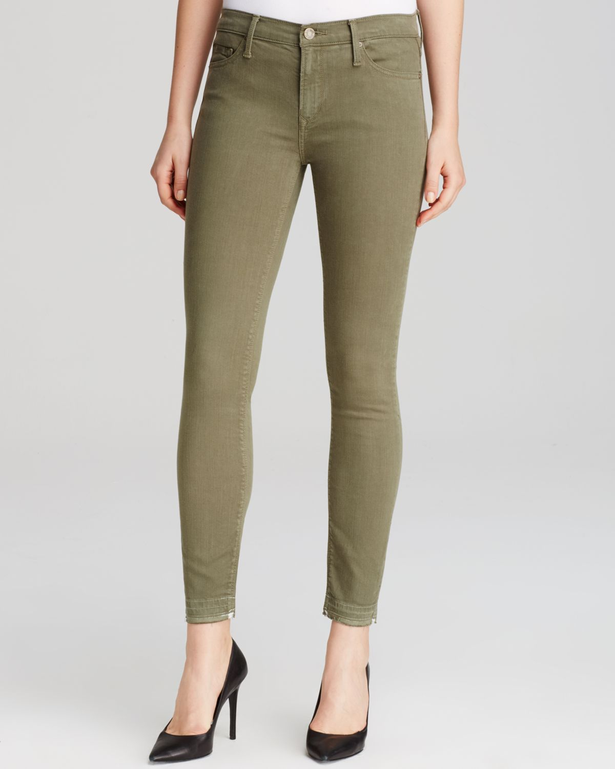 green colored jeans for women images black