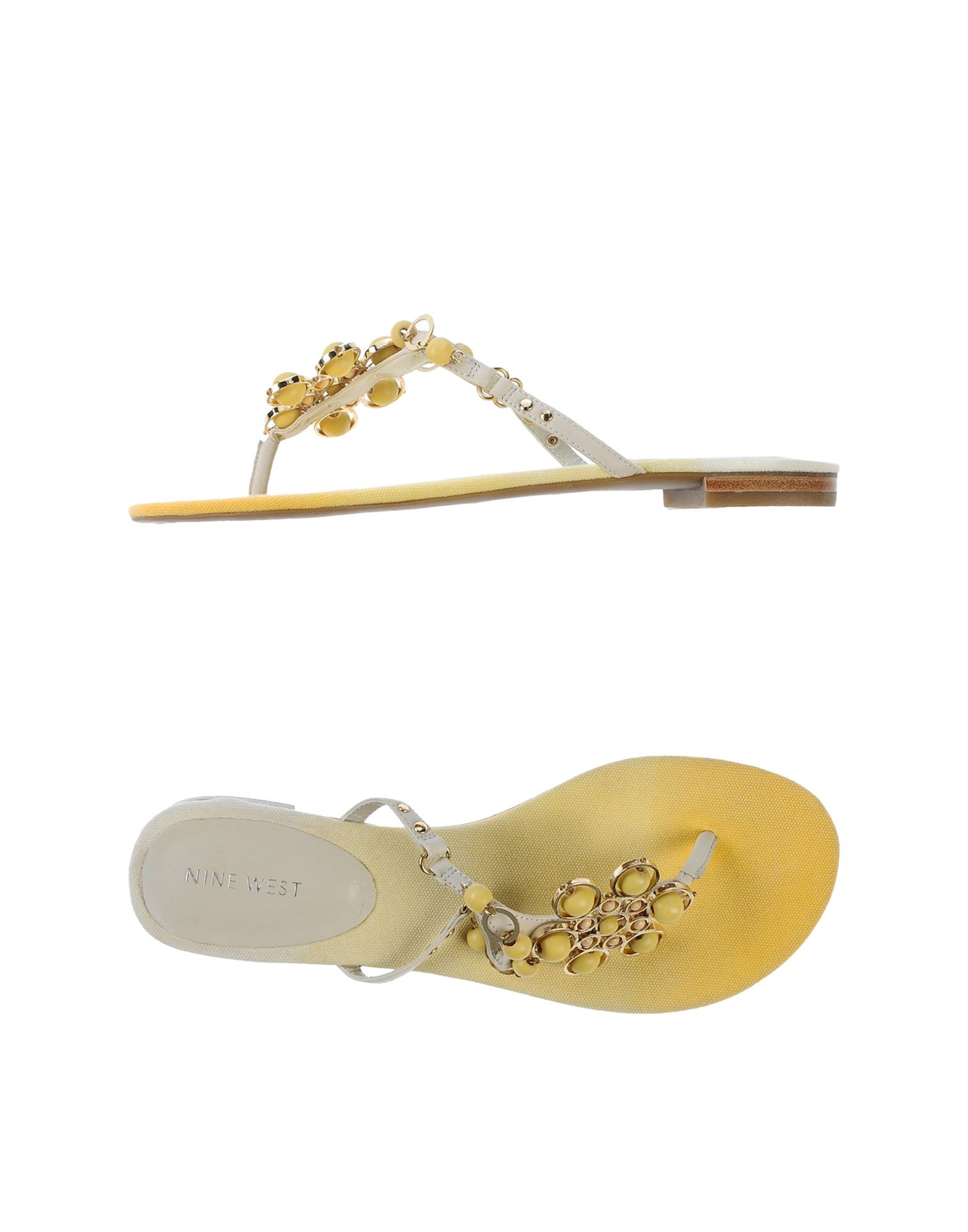 nine-west-yellow-thong-sandal-flat-sandals-product-1-27483629-0 ...