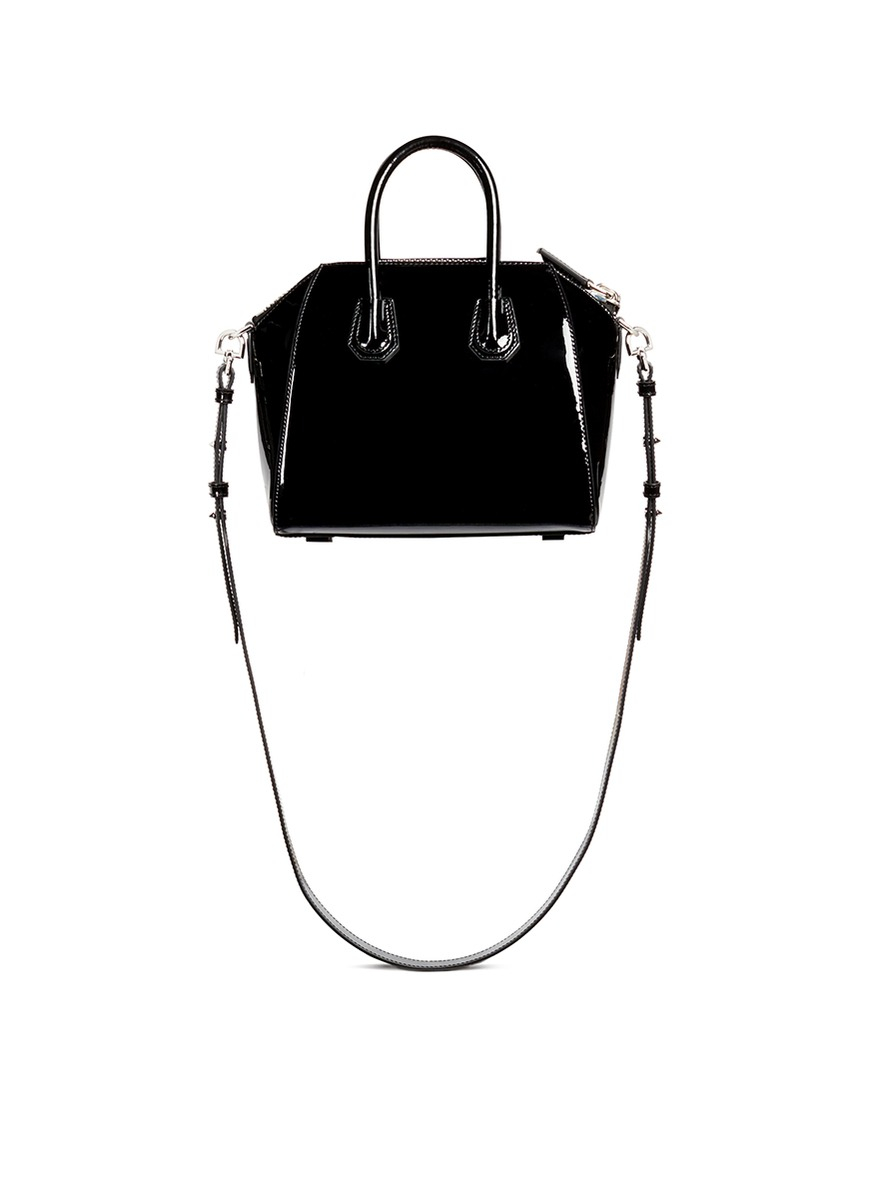 Givenchy 'antigona' Mini Patent Leather 