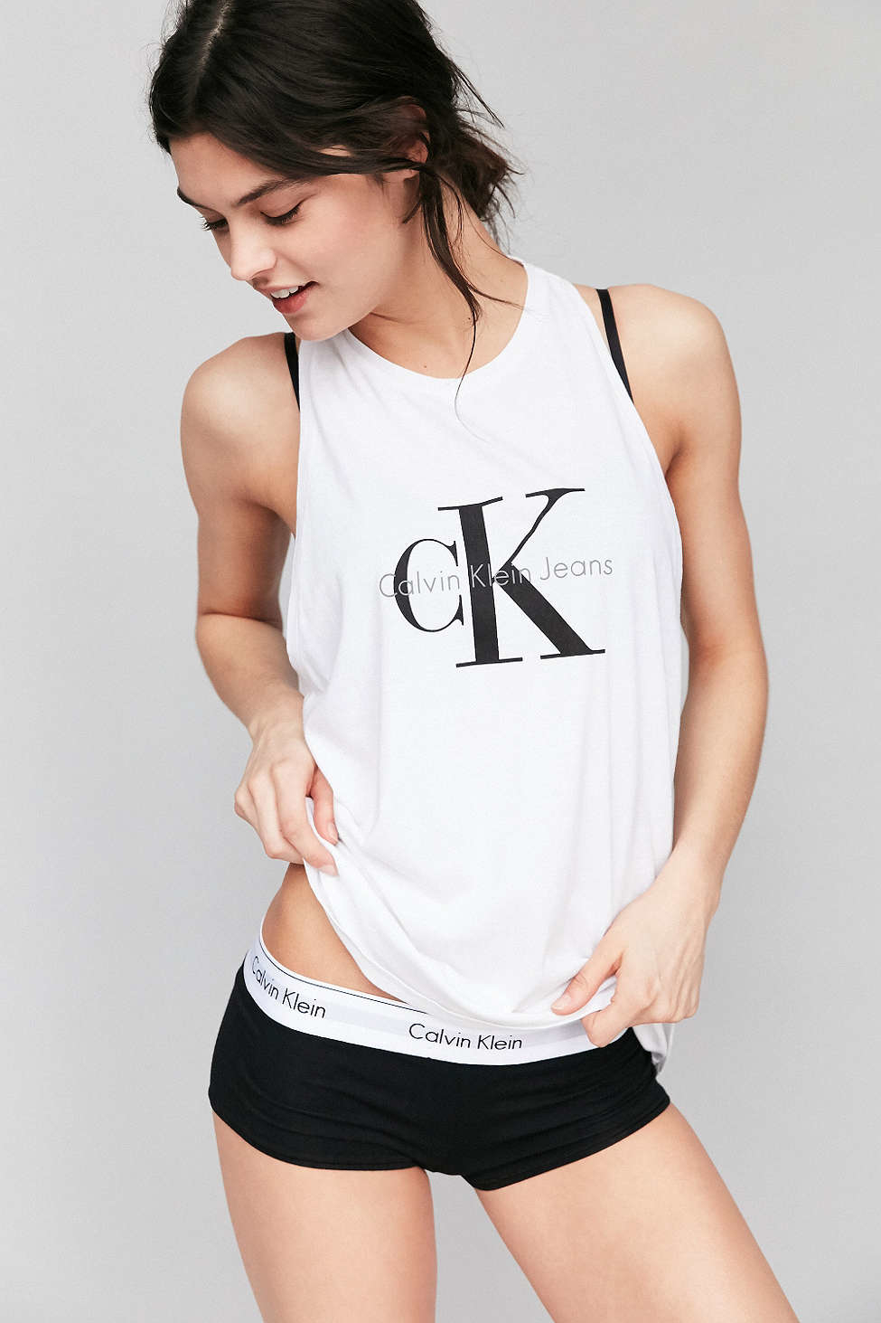 calvin klein cotton stretch tank top