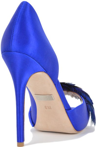 badgley mischka sapphire shoes