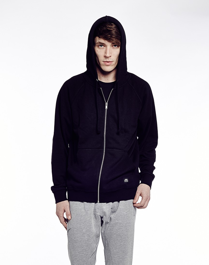 Lyst - Cheap Monday Leon Zip-Up Hoodie in Black for Men