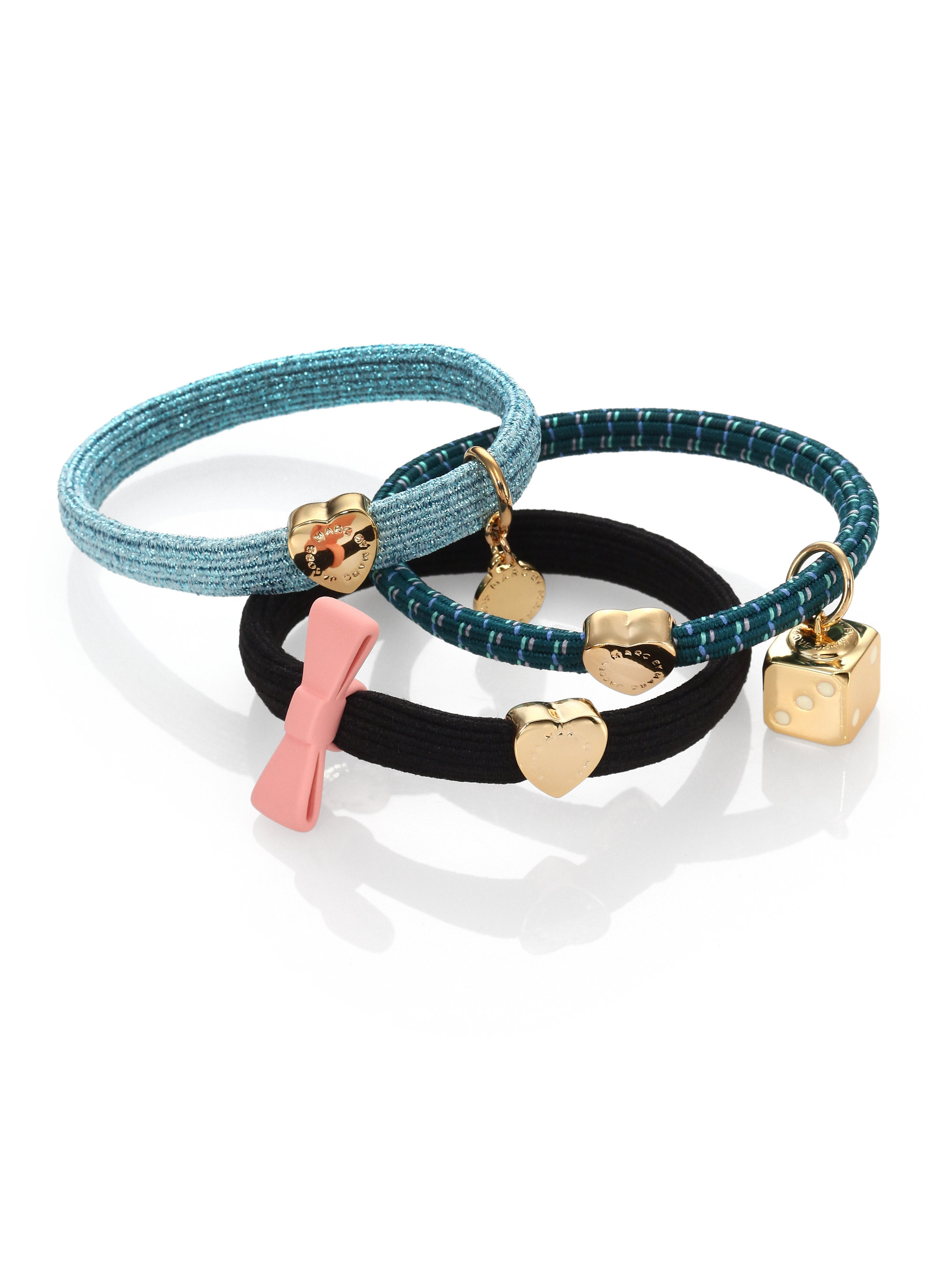 Marc By Marc Jacobs Bow Pony Hair Ties Lyst