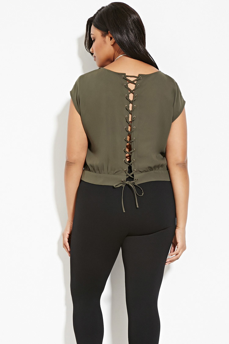 forever 21 plus size tops