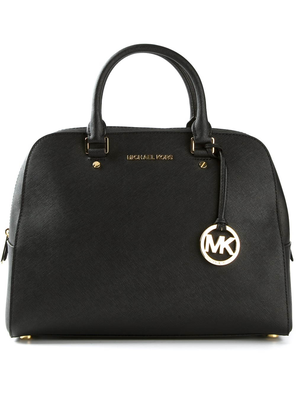 Lyst Michael kors Jet Set Large Travel Satchel in Black