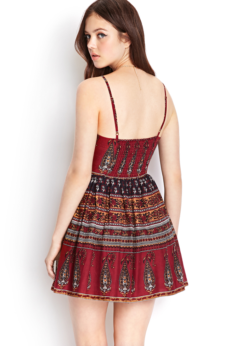 forever 21 paisley dress