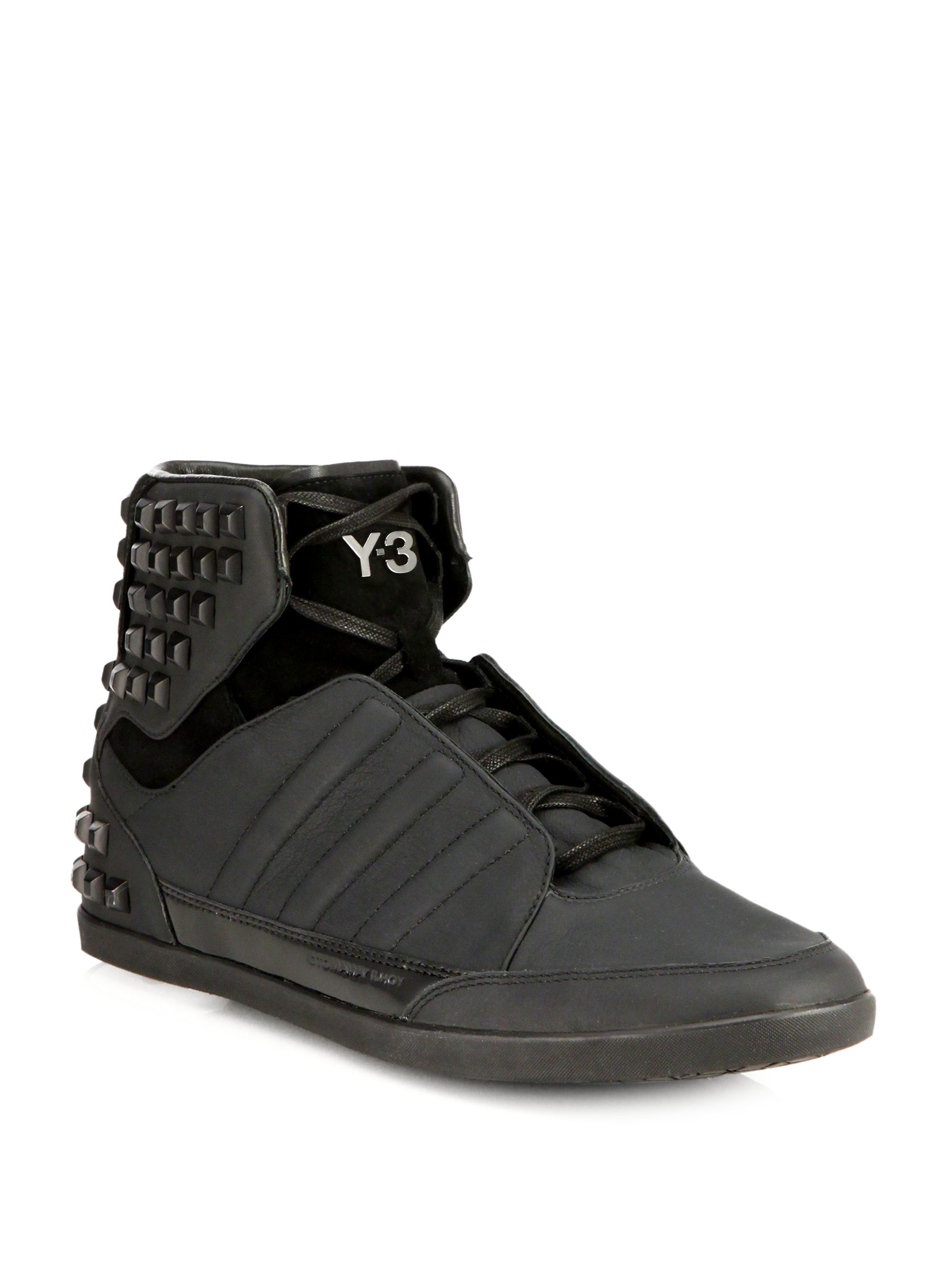 y3 studded sneakers