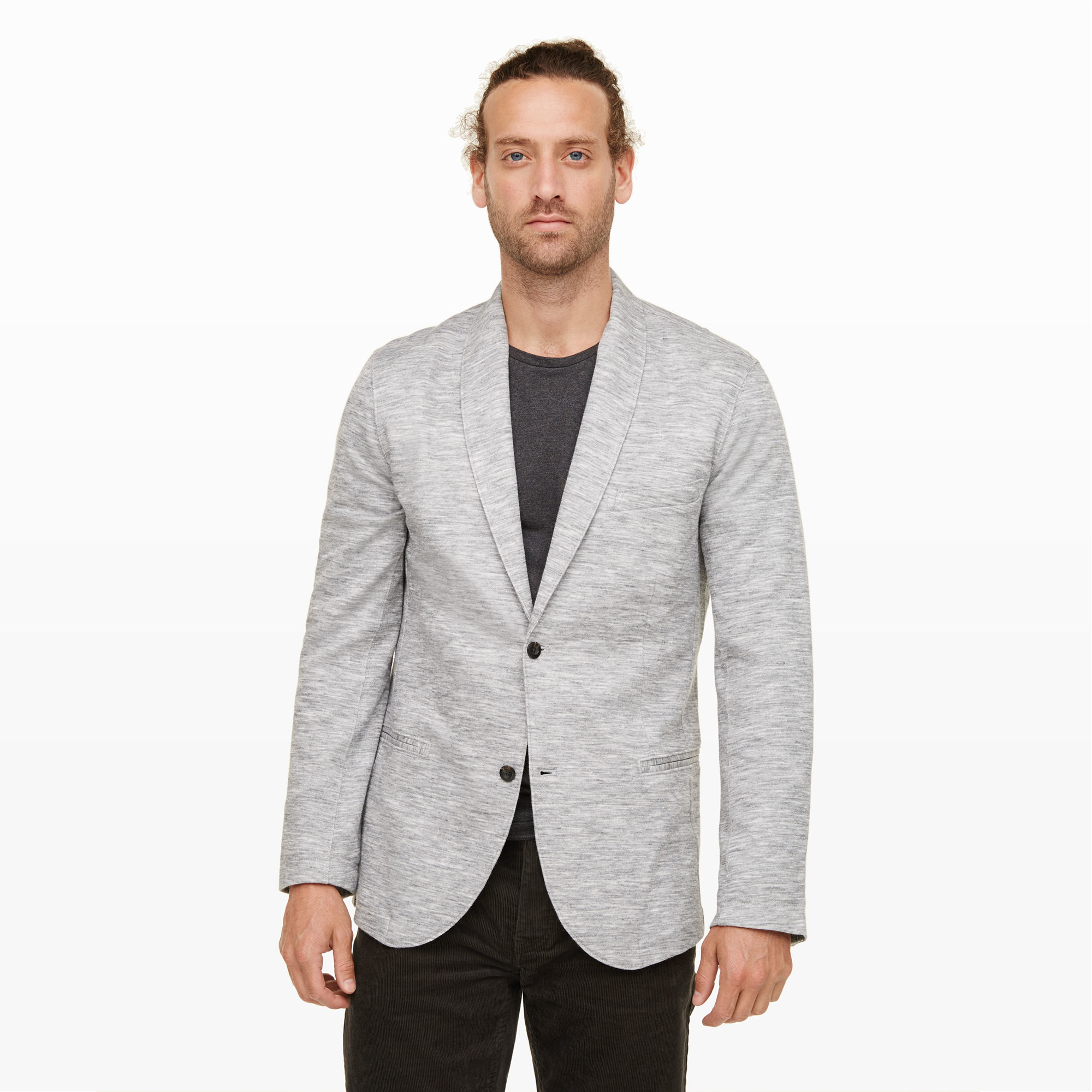 Lyst Club Monaco Shawl Collar Blazer in Gray for Men