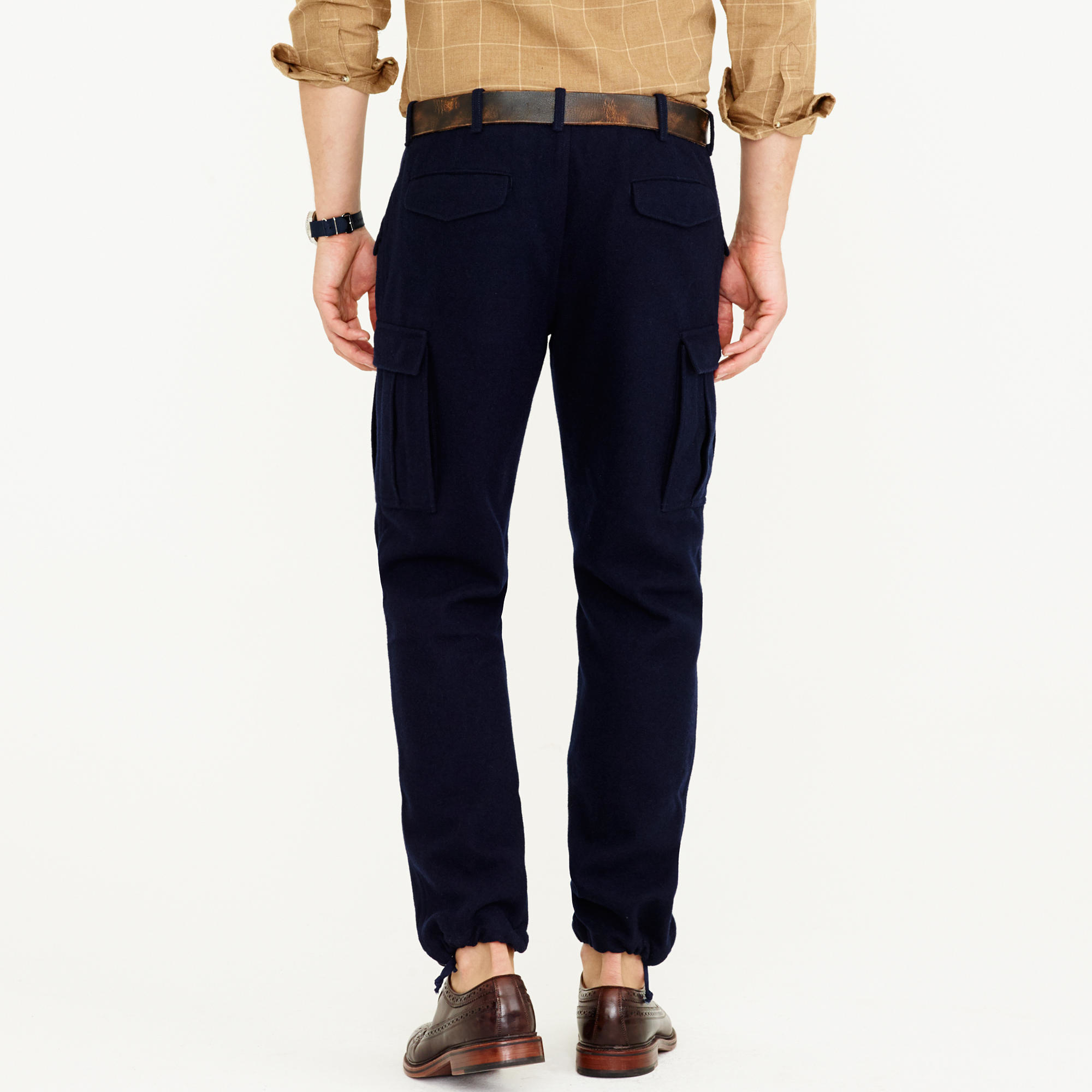men's wool cargo pants