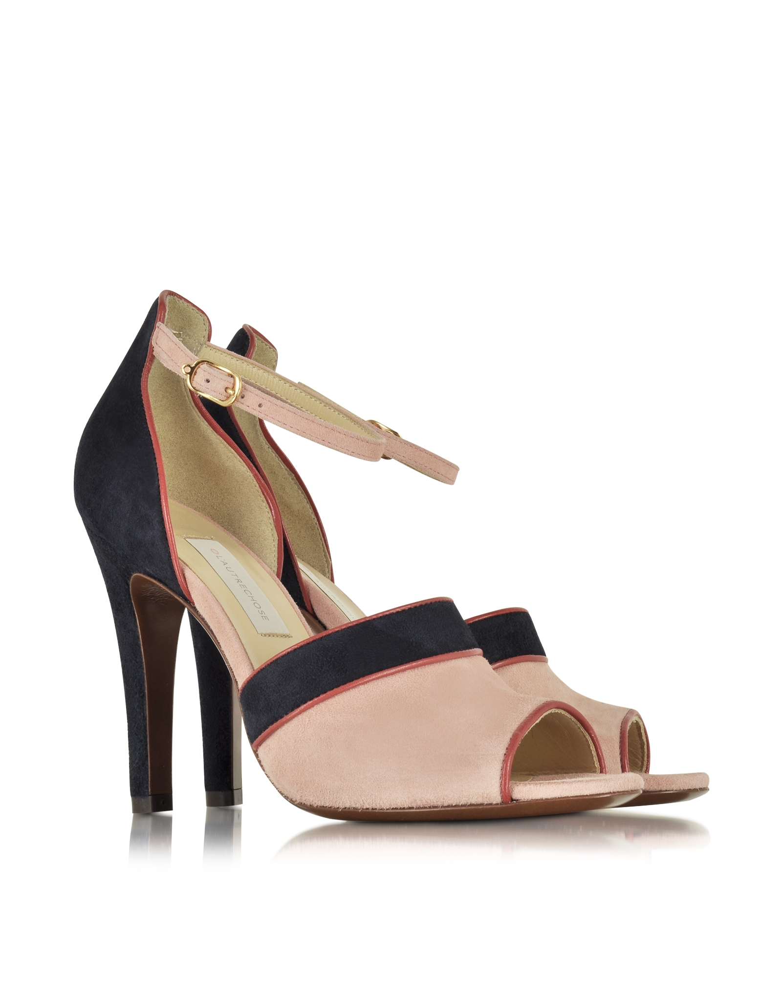 Navy Blue Strappy High Heel Sandals Navy Blue Strappy High Heel Sandals