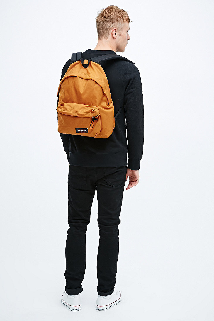 eastpak orange backpack
