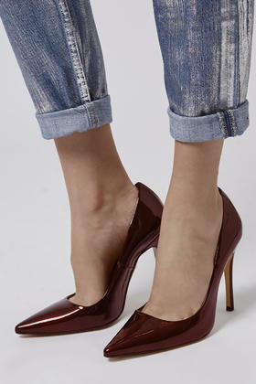 Burgundy Patent Court Shoes Hotsell, 60 