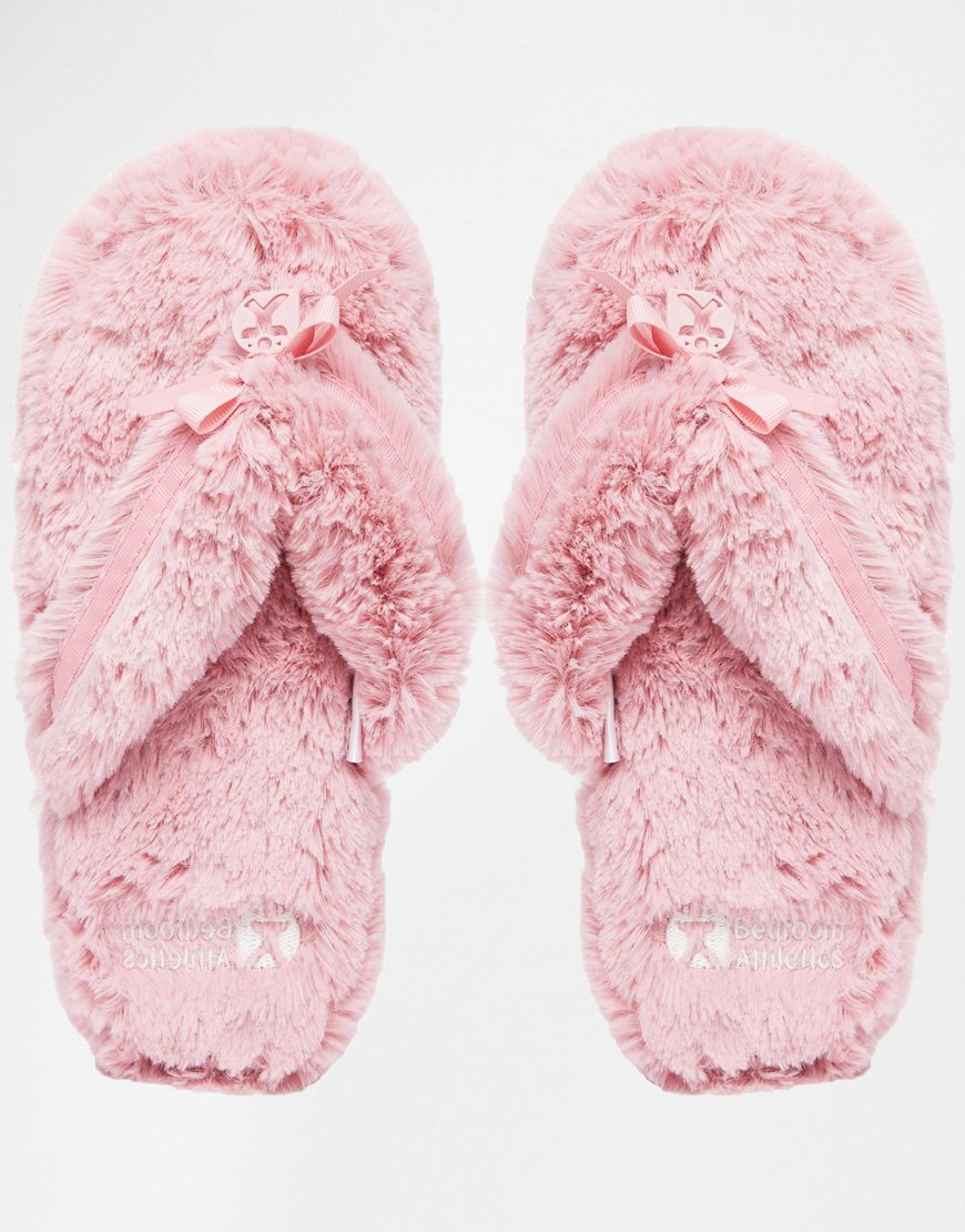 pink bedroom shoes