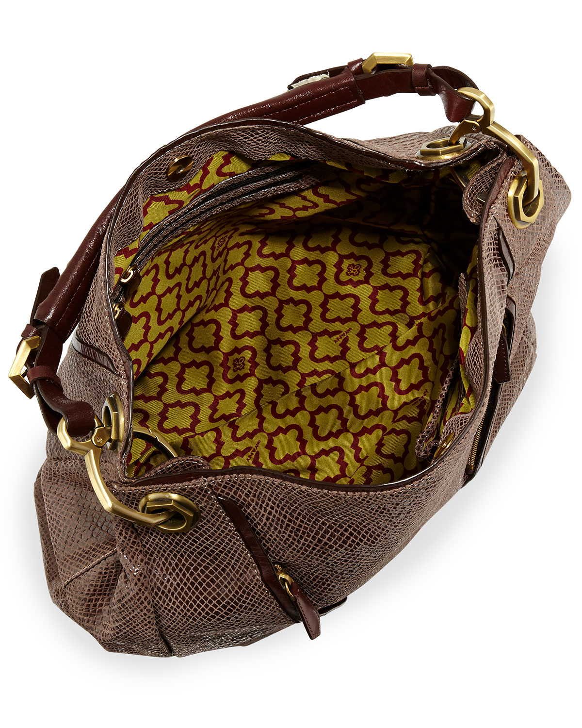 Oryany Bette Leather Shoulder Bag in Brown (MUSHROOM) | Lyst