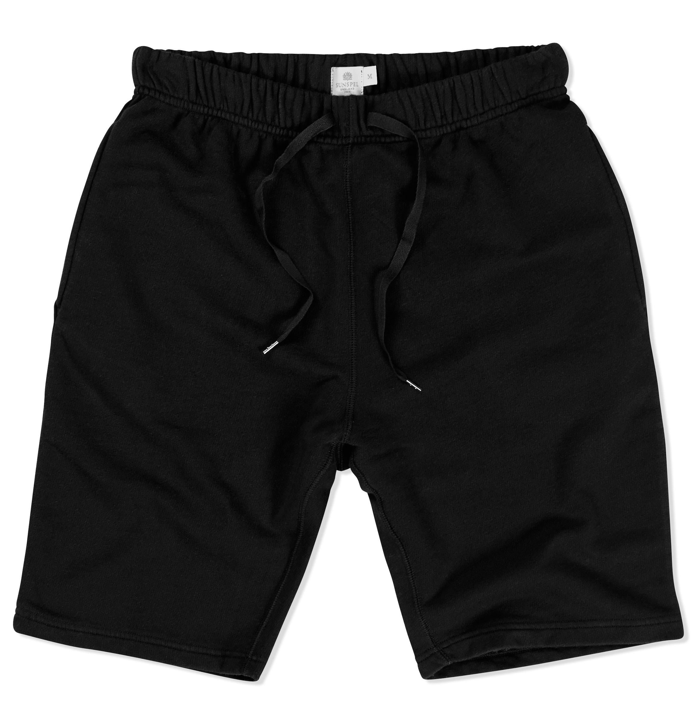 Sunspel Loopback Sweat Shorts in Black for Men | Lyst