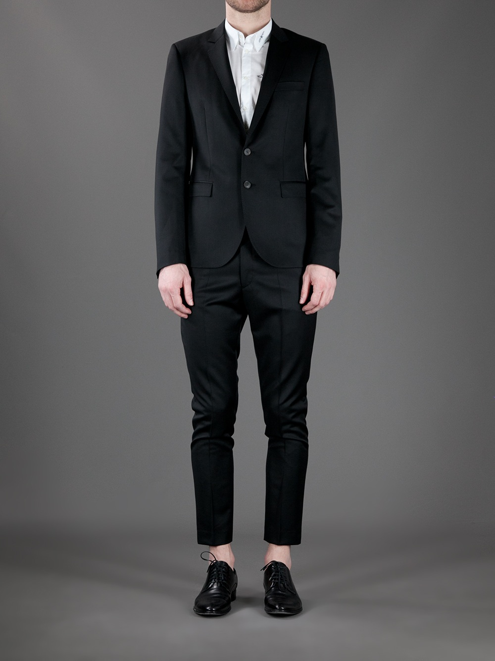 alexander mcqueen black suit