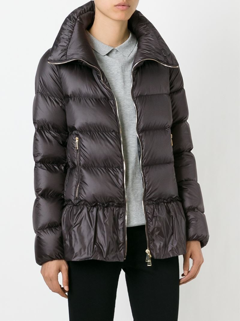 Moncler Anet Quilted Jacket in Grey (Gray) - Lyst