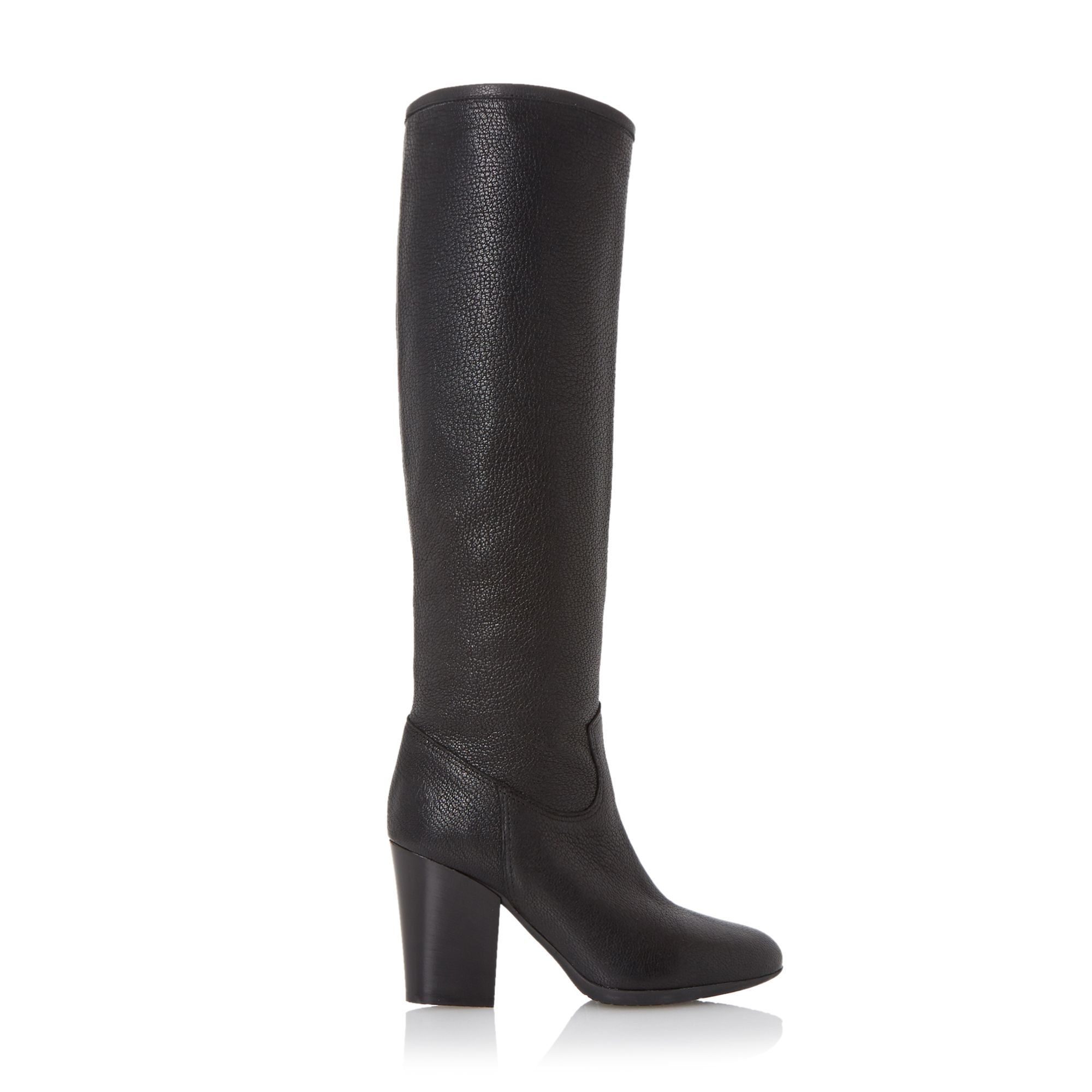 black knee high boots with heel dune black block heel knee high boot in black black knee high boots with heel dune black block heel knee high boot in black