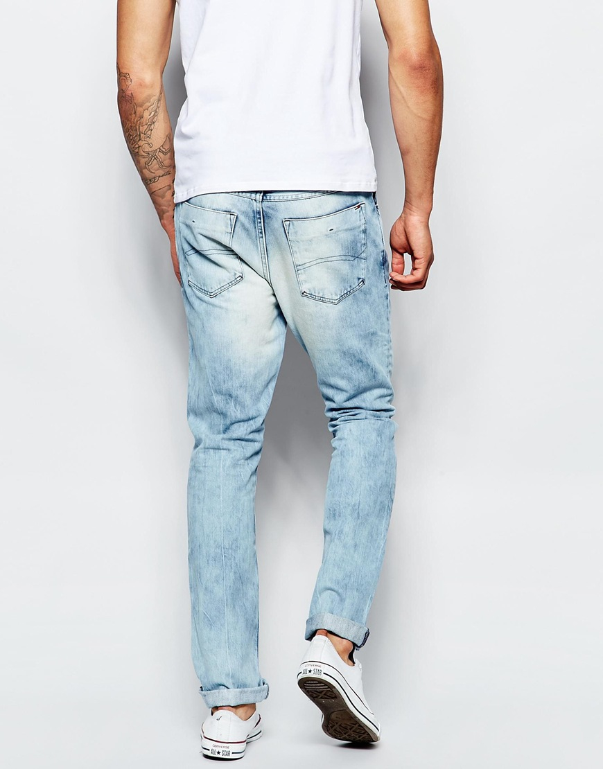 tommy hilfiger slim fit tapered steve jeans