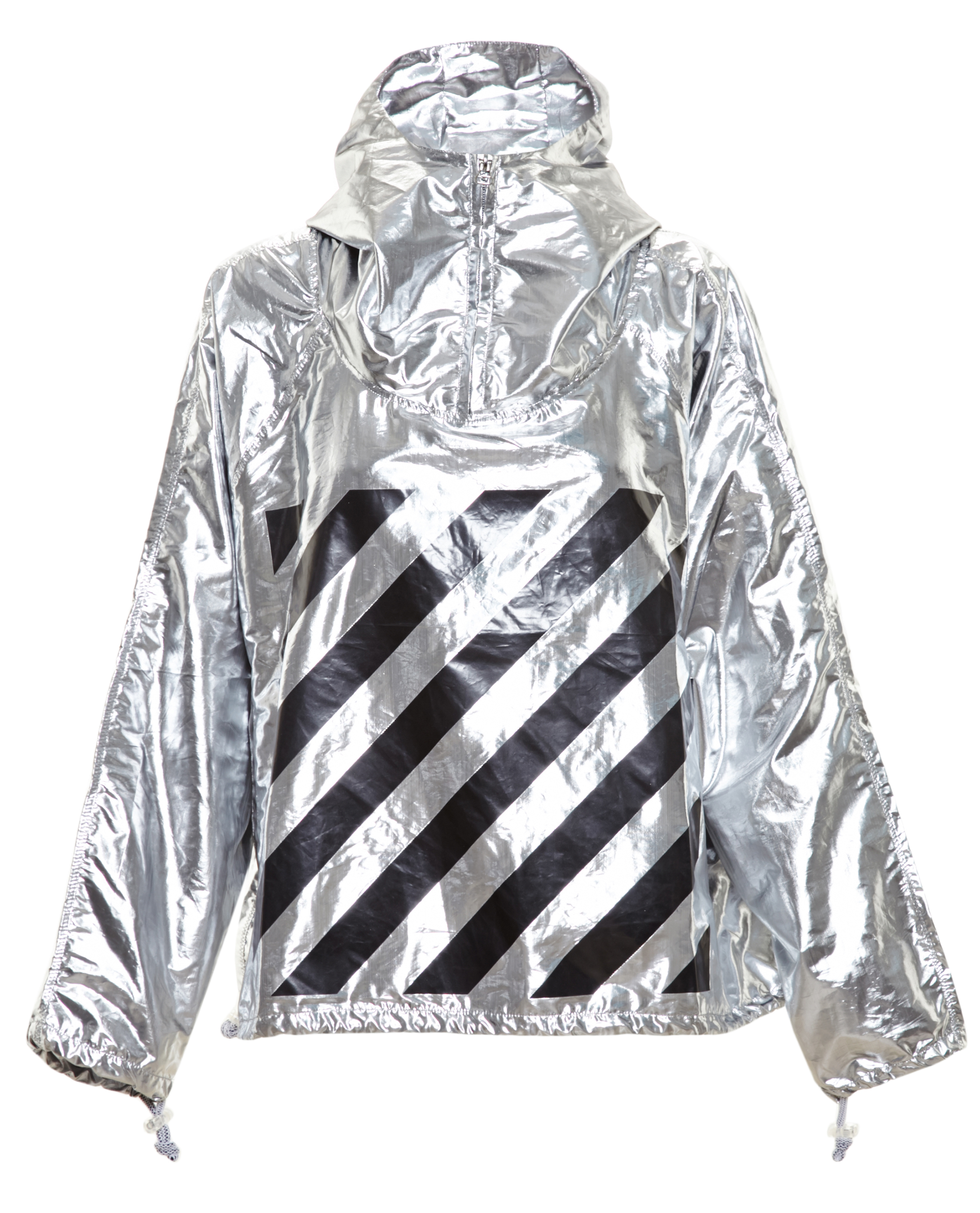 off white silver jacket