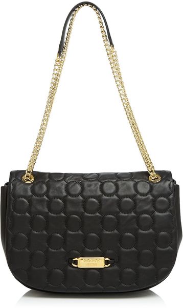 Boutique Moschino Shoulder Bag - Quilted Medium Gold Chain in Black Boutique Moschino Shoulder Bag - Quilted Medium Gold Chain in Black