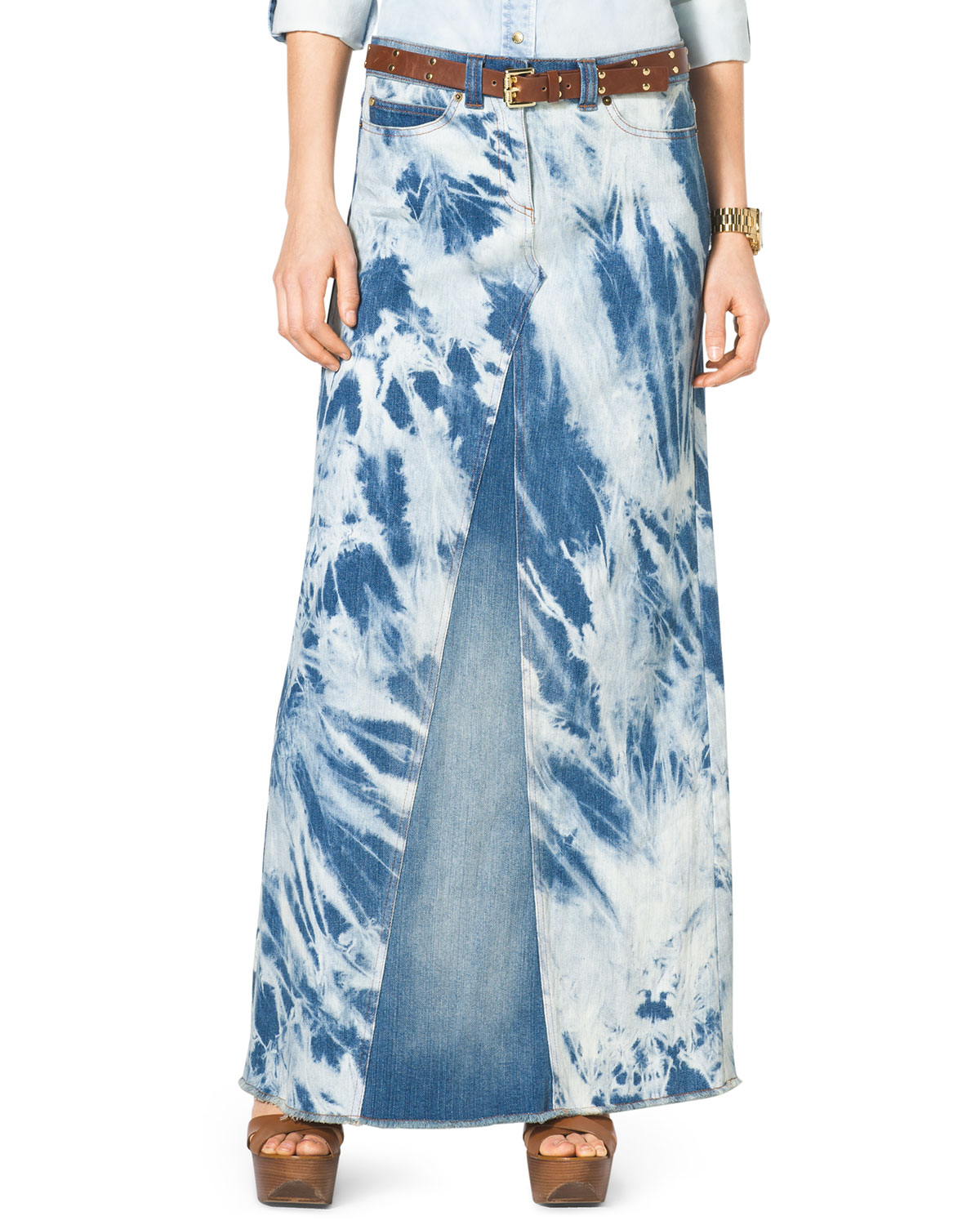 michael kors tie dye maxi dress