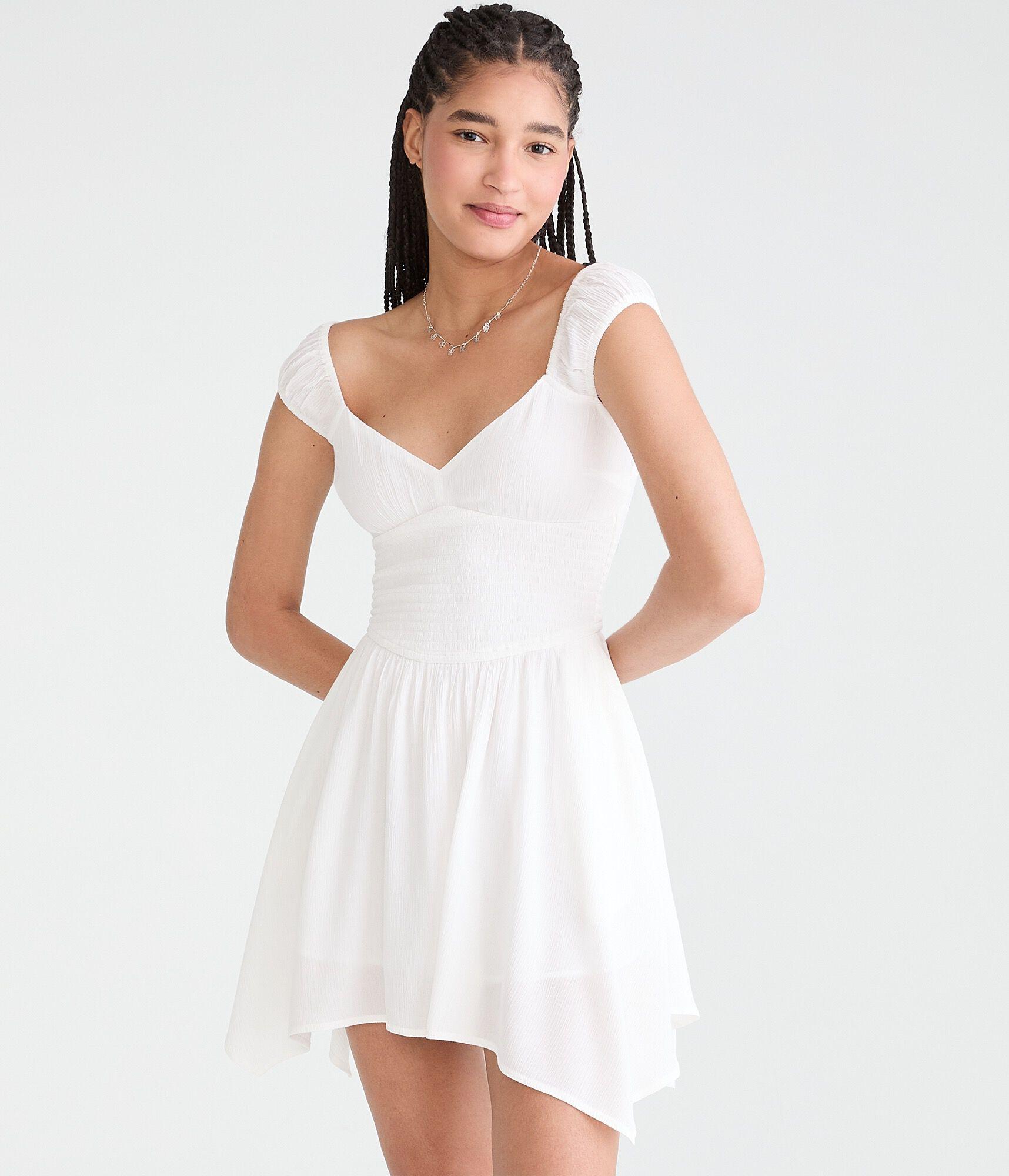 short white grad dresses Cicinia White Graduation Dresses Short A-Line Pleats Strapless Bow Back Mini Dress main image 0