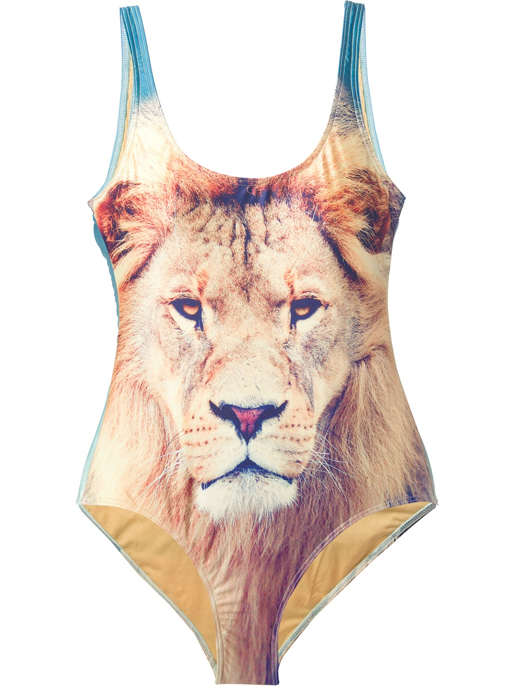 We Are Handsome Lion Print Swimsuit | Lyst