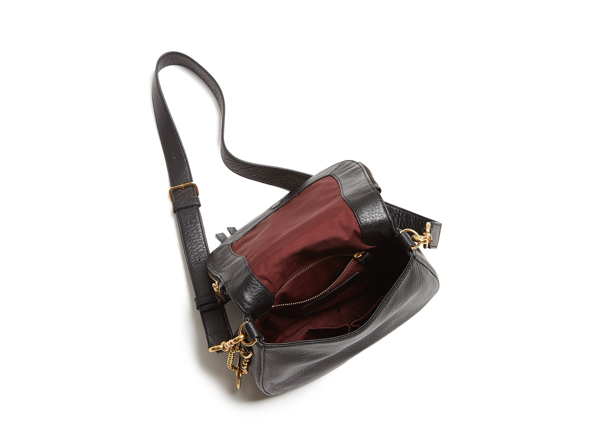 marc jacobs recruit nomad saddle bag black