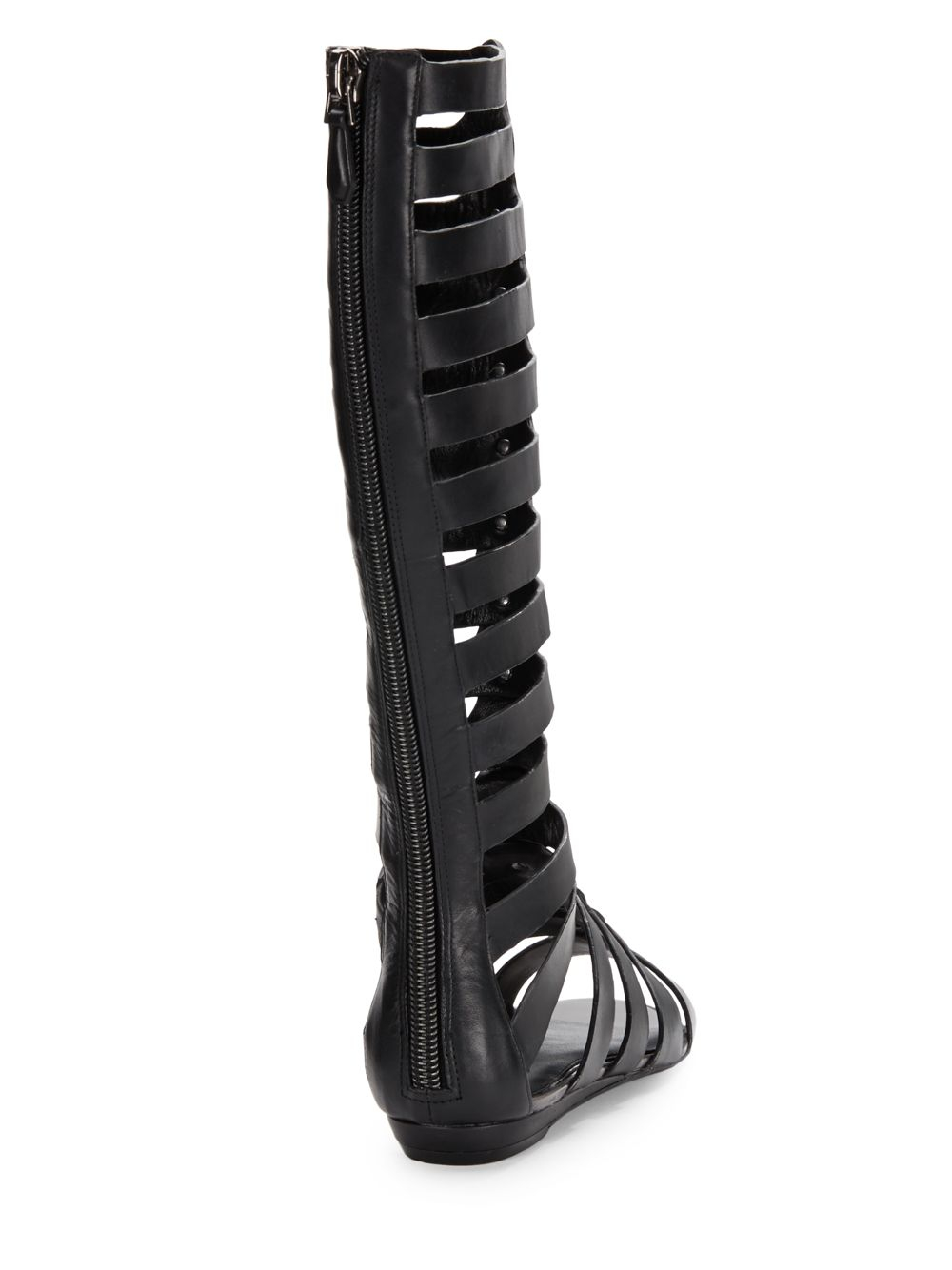 tall leather gladiator sandals