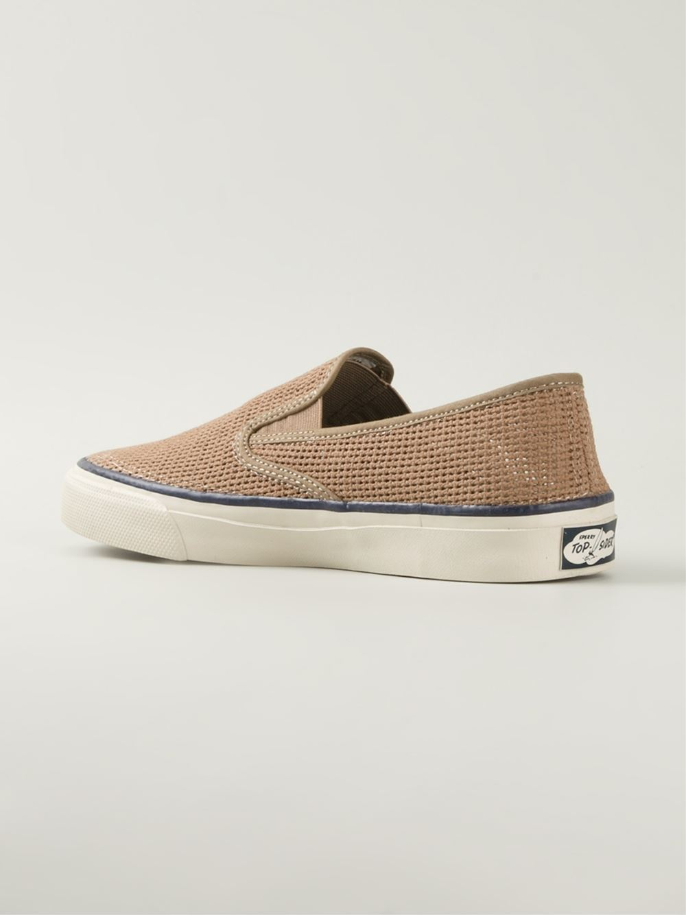 sperry slip on sneakers
