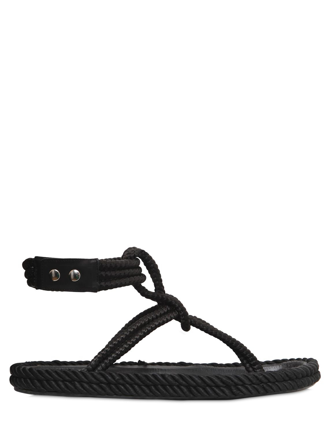 Marant Lesley Rope Sandals Black | Lyst