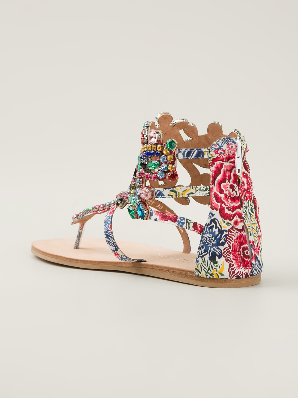 Jeffrey Campbell Jewel Embellished Sandal | Lyst