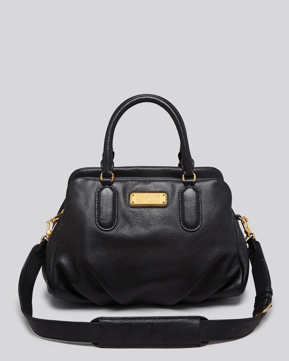 Marc By Marc Jacobs Satchel - New Q Baby Groovee in Black | Lyst