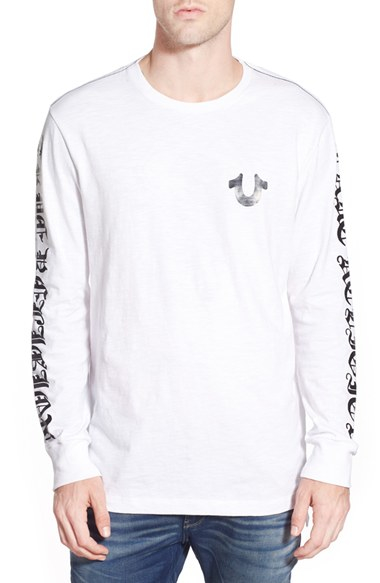true religion white long sleeve