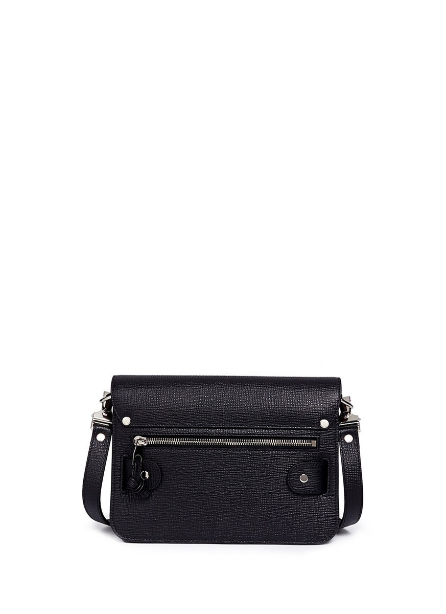 Proenza Schouler Ps11 Mini Classic Textured Leather Bag in Black - Lyst