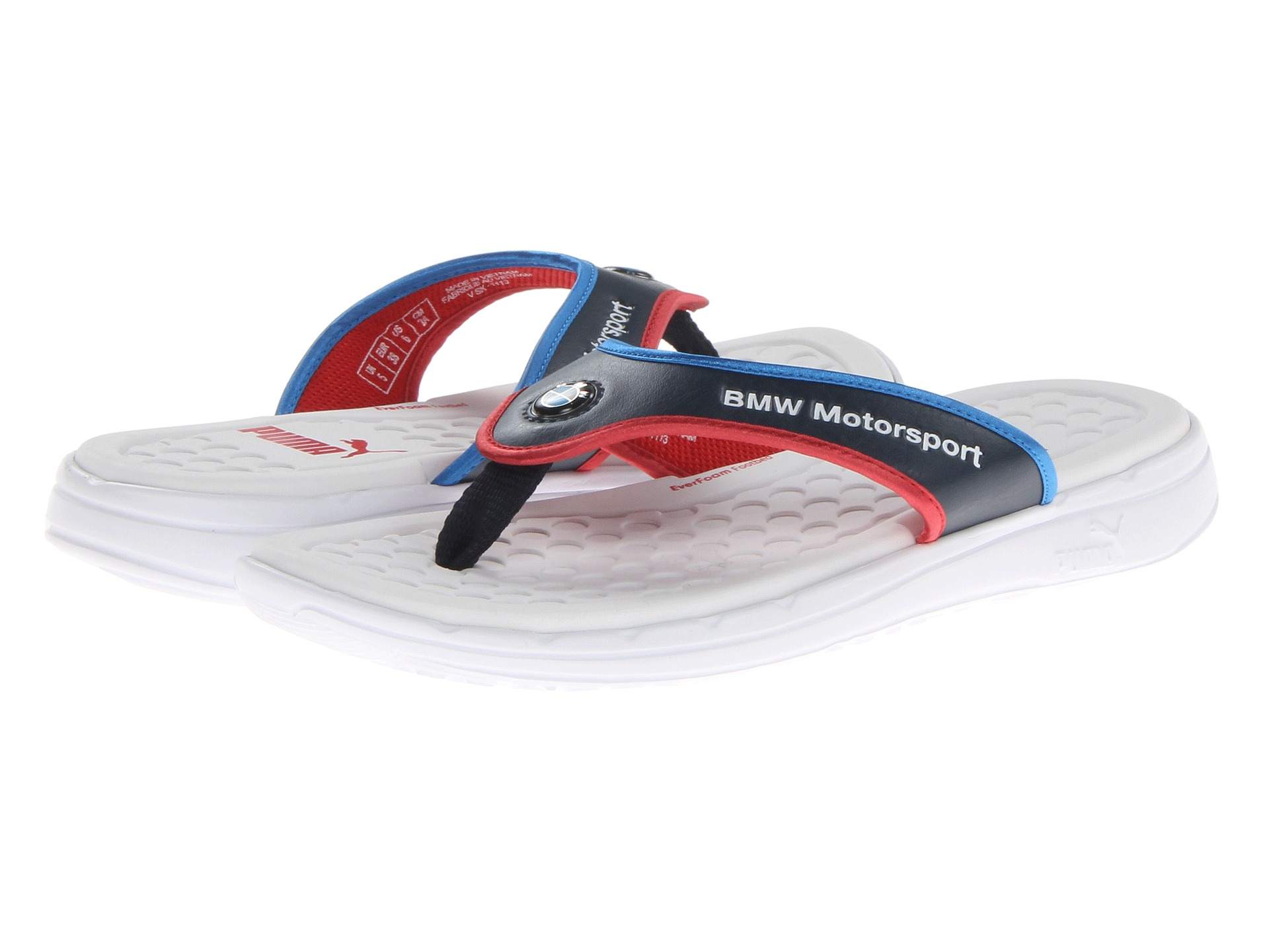 bmw motorsport flip flops